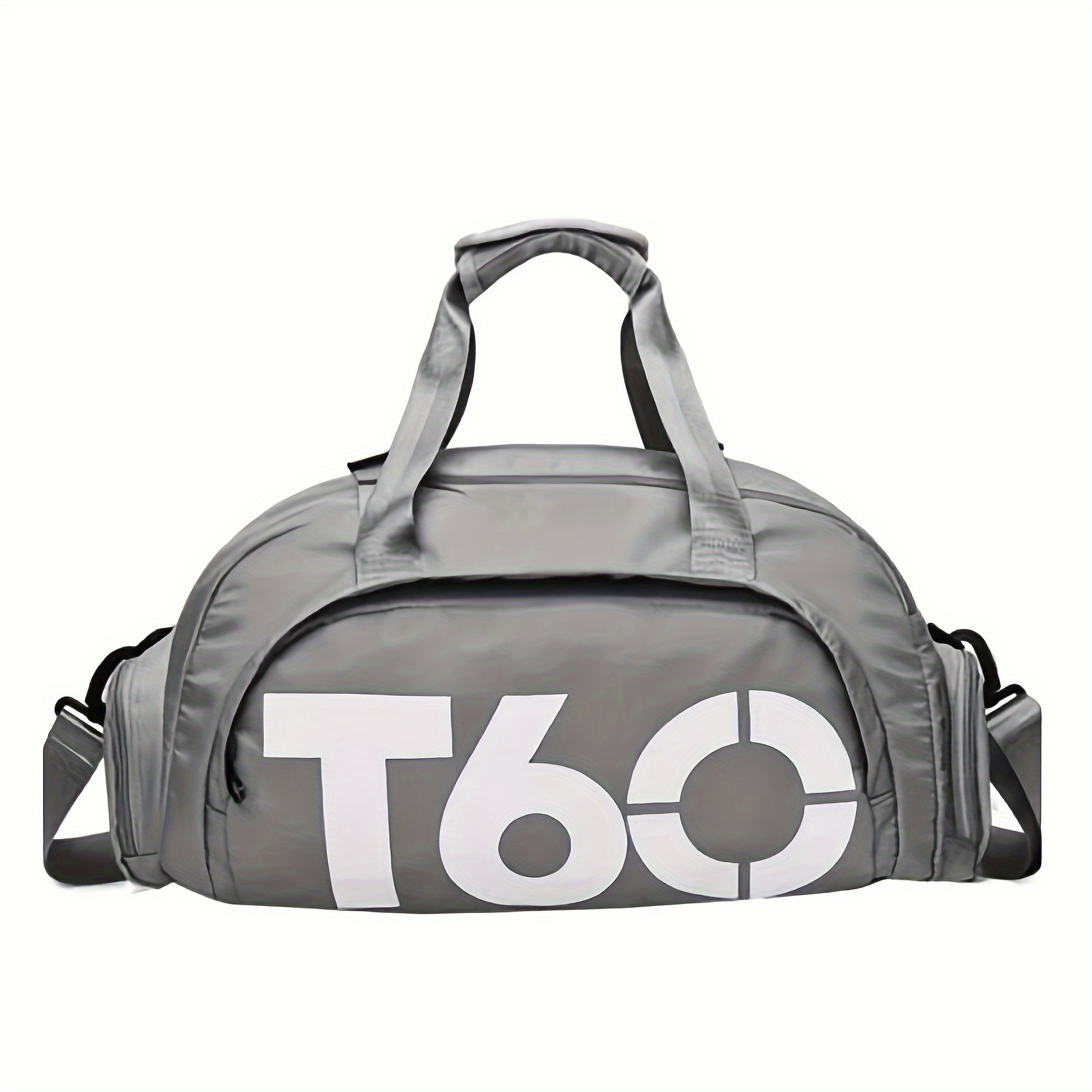 Sac De Sport Transparent 48x23x23 Cm - Sac De Voyage Gym, Bandoulière, Vinyle, Vue Intégrale