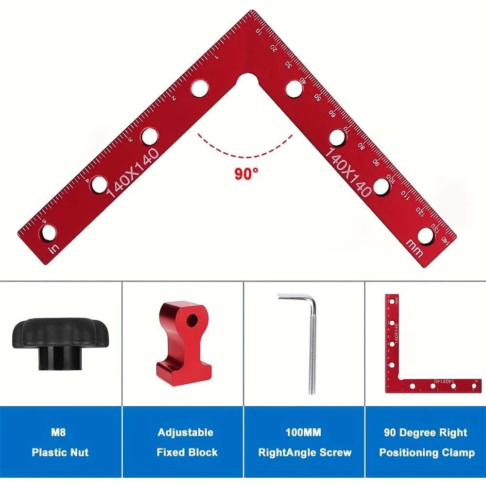 Regla Triangular Ángulo Recto Posicionamiento 90 Grados - Temu Chile