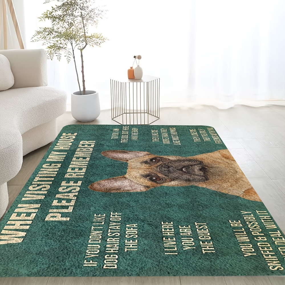 Funny Carpet Rug Door Mat Outdoor Indoor DON'T WEAR NO SHOES IN MY HOUSE  40x60cm