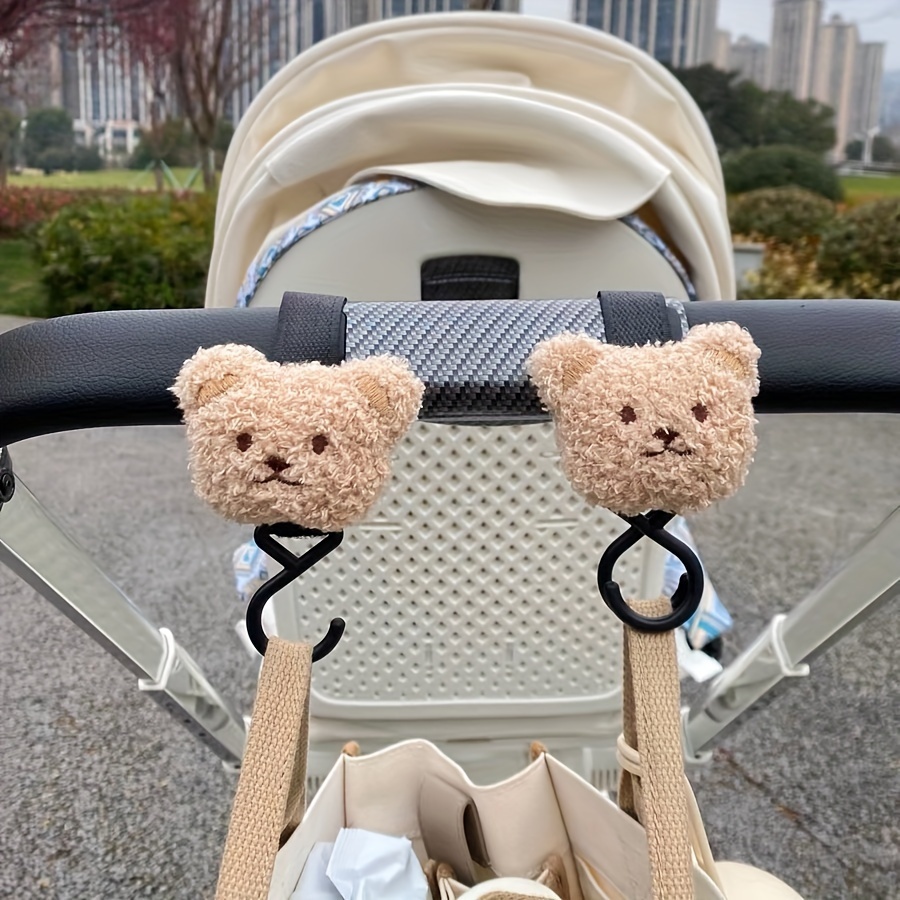 

Cute Bear Hook, Baby Stroller Universal Accessories Hook, Going Out Mommy Handbag Hook, Baby Stroller Hook, Multifunctional