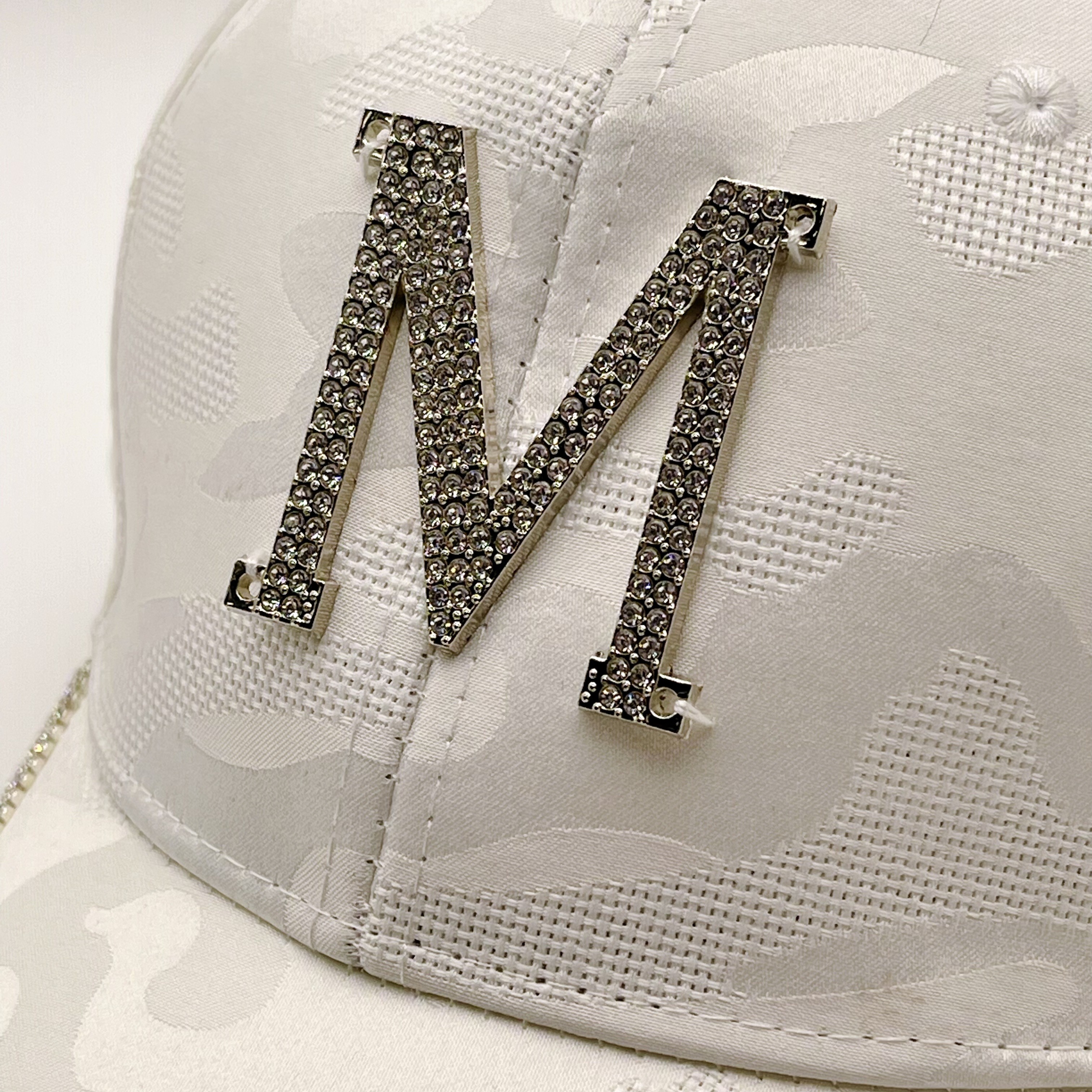 Womens Fashion Rhinestone Letter Pattern Baseball Breathable Sun