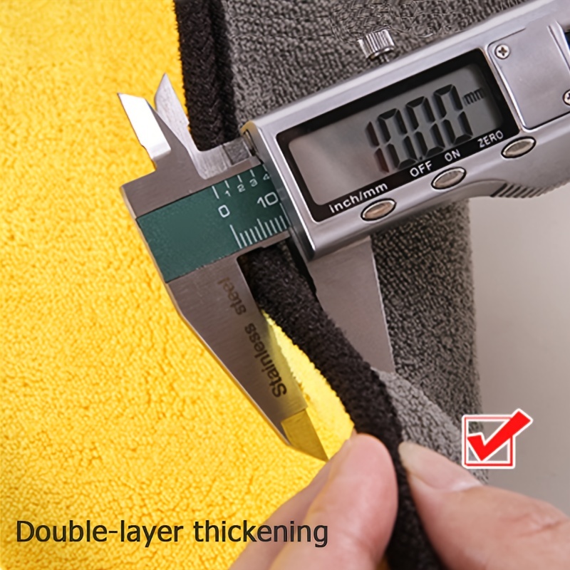 3pcs Thickened Large Microfiber Absorbent Cleaning Towel