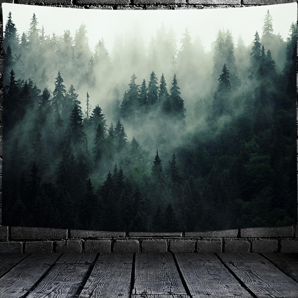 Foggy best sale forest tapestry