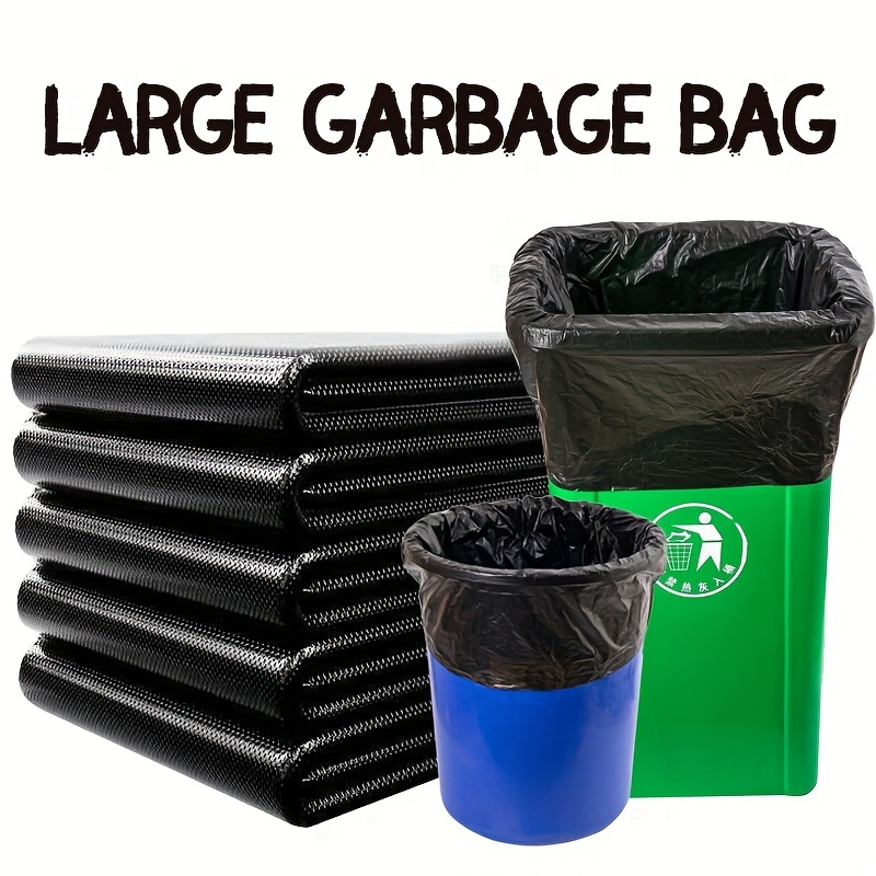 Kitchen Garbage Bag Large, Black Garbage Bag Large