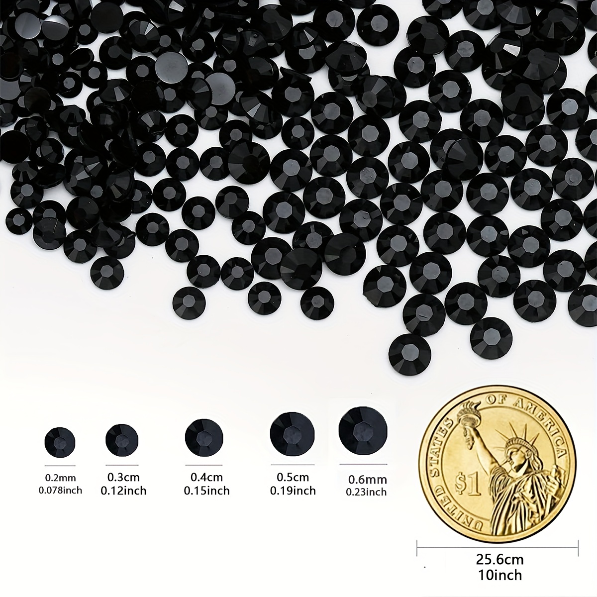 6000 Beads - Black