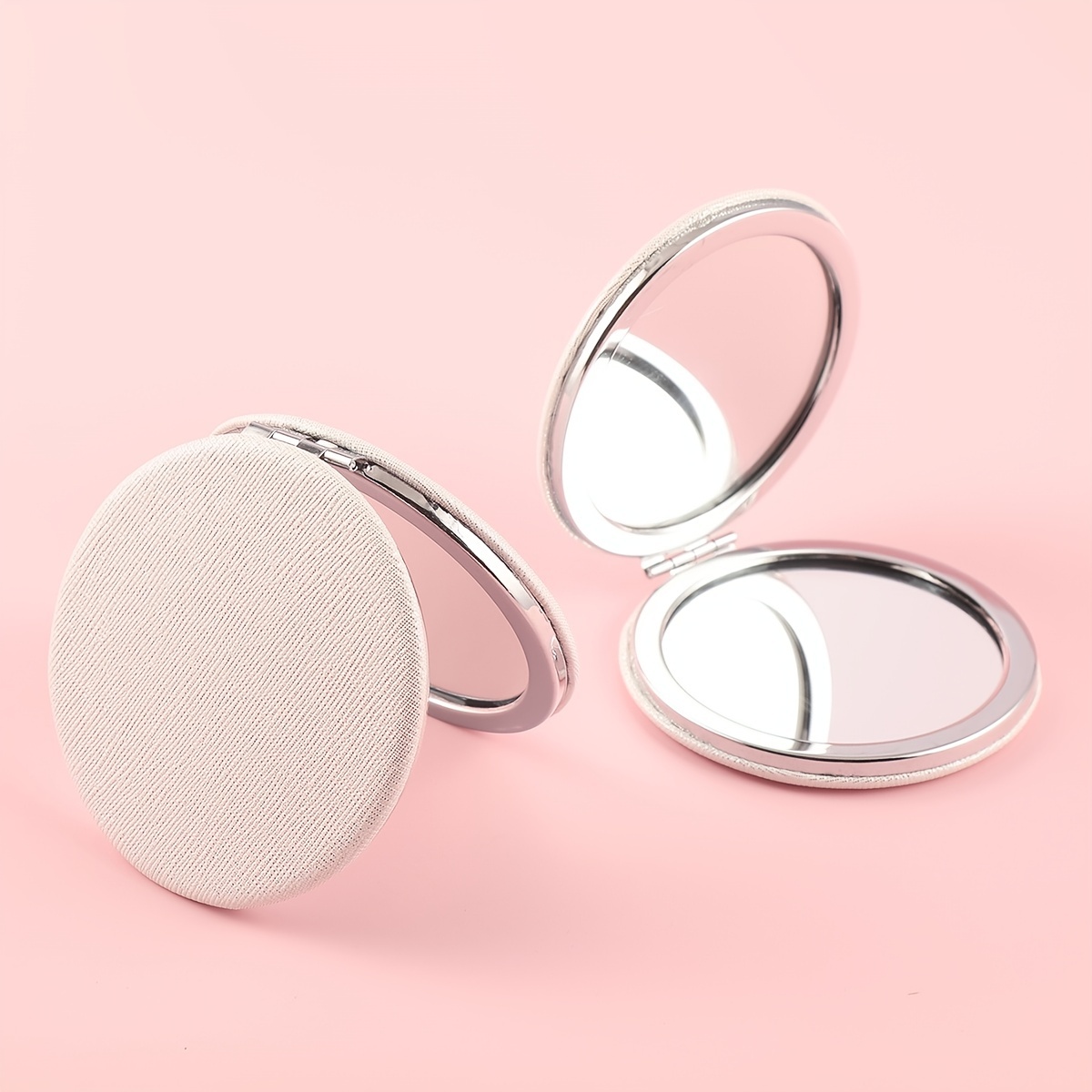 Buy Double-Sided Makeup Mirror with PU Surface & Pocket Mirror