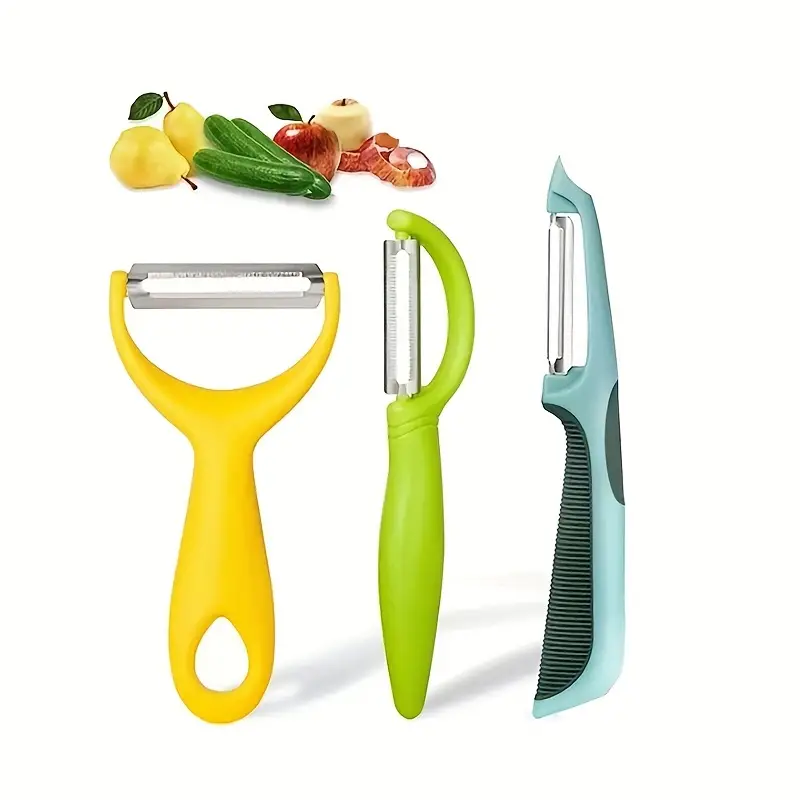 Stainless Steel Peeling Knife Set, Household Multifunctional I And Y-shaped  Peeler, For Fruit, Carrot, Veggie, Potatoes Peeler, Kitchen Gadgets - Temu