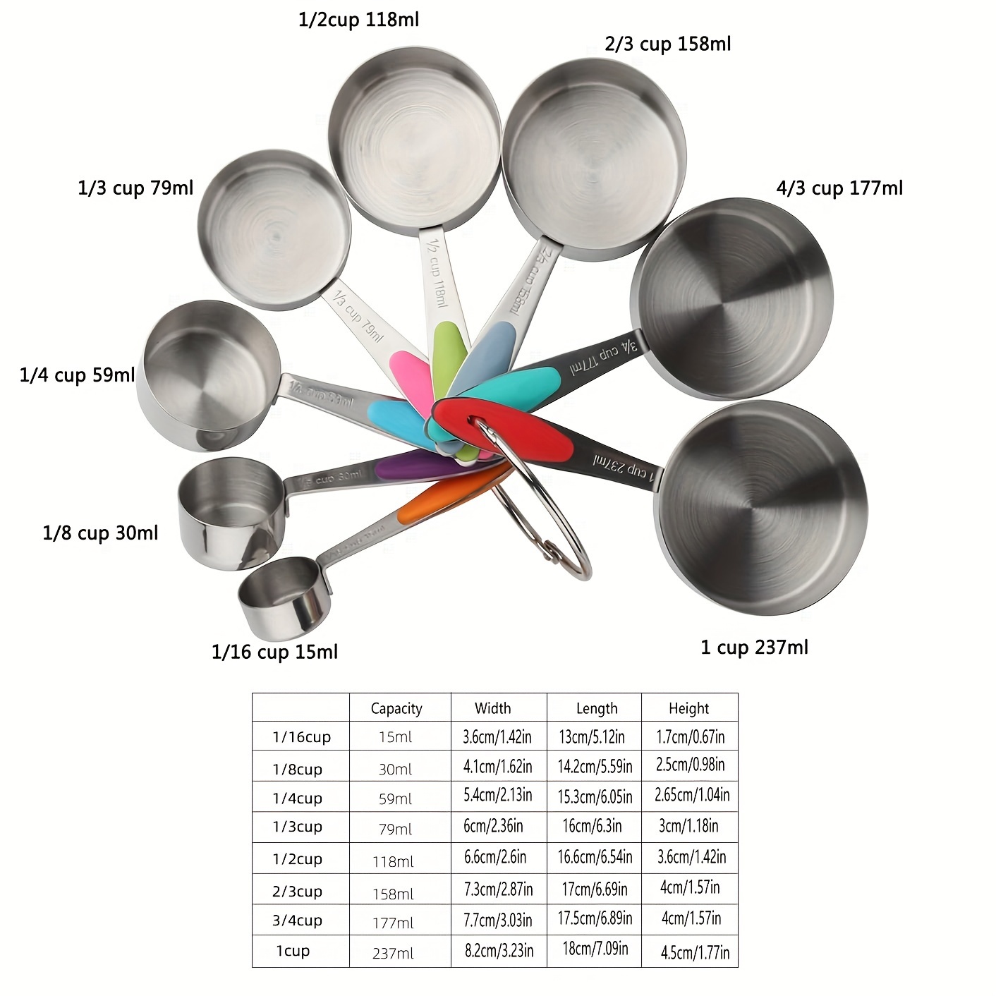 Measuring Cups Measuring Spoons Set Multifunctional - Temu