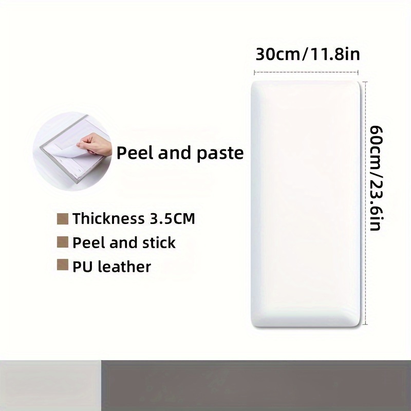 Panel de pared acolchado impermeable 3D, bolsa suave tridimensional,  autoadhesiva Tatami pegatina de pared, almohadilla de choque para cabeza de  cama