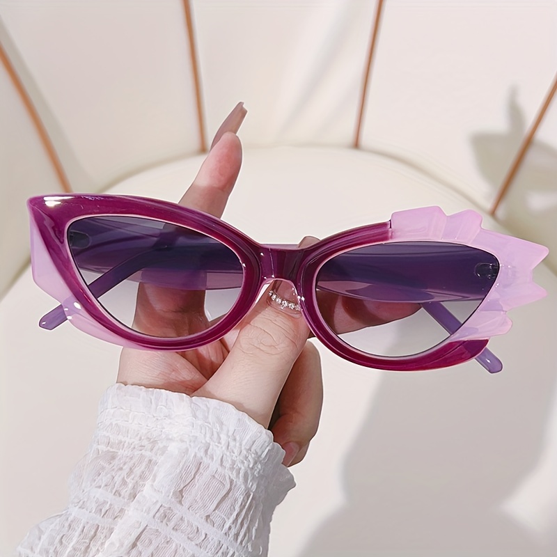 Cat Eye Glasses Oversized Sunglasses Women Y2k Fashion Shades Leopard Party  Glasses Women Accessories Sun Glasses - Temu