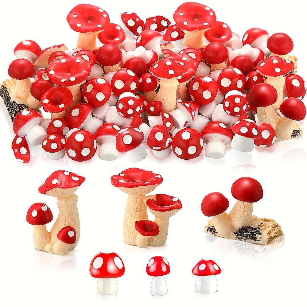 25) DIY - COMO FAZER CASINHAS PARA MINI JARDINS: em formato de cogumelos 