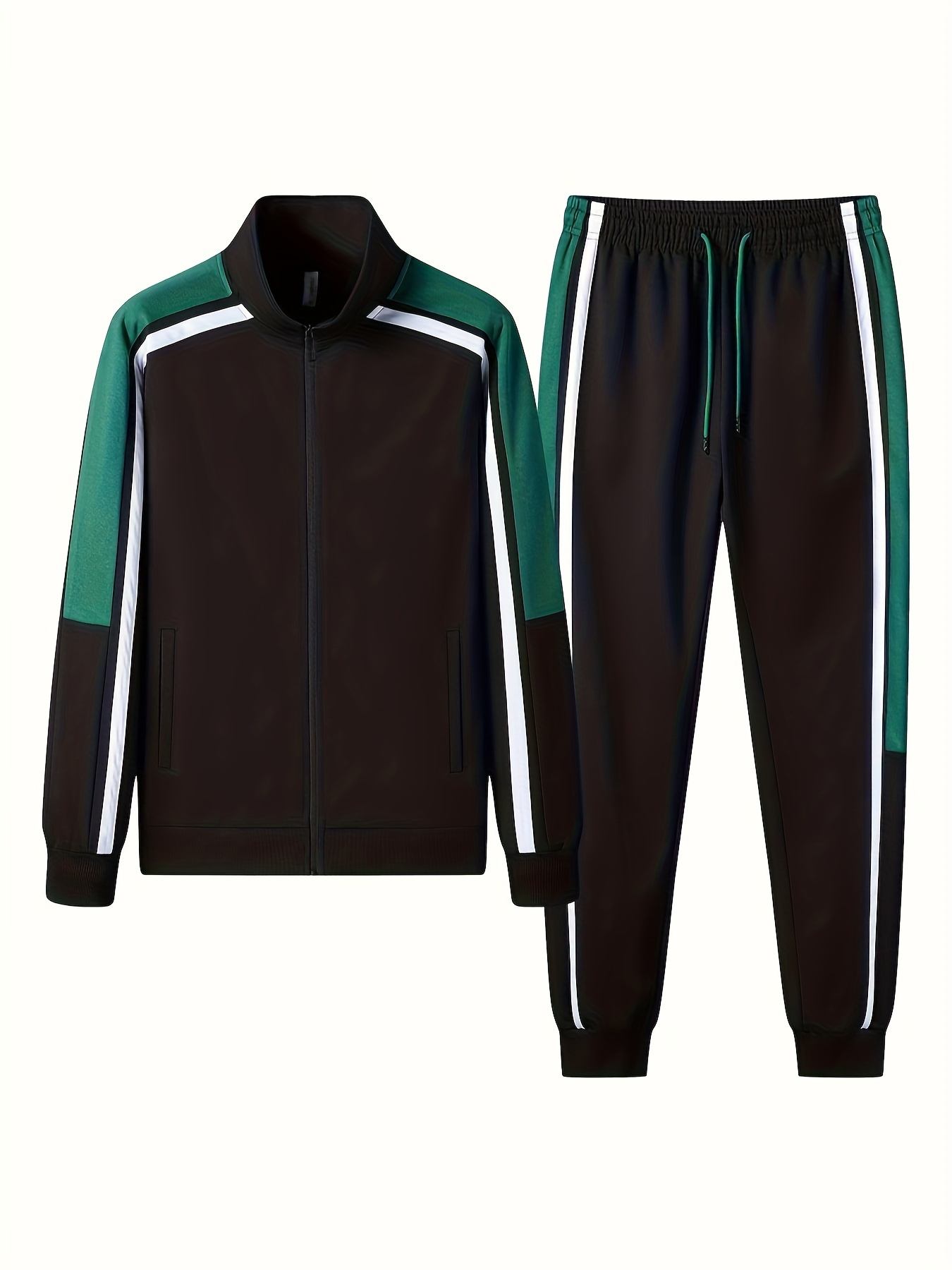  Men's Baggy Tracksuits 2 Piece Outfits Long Sleeve