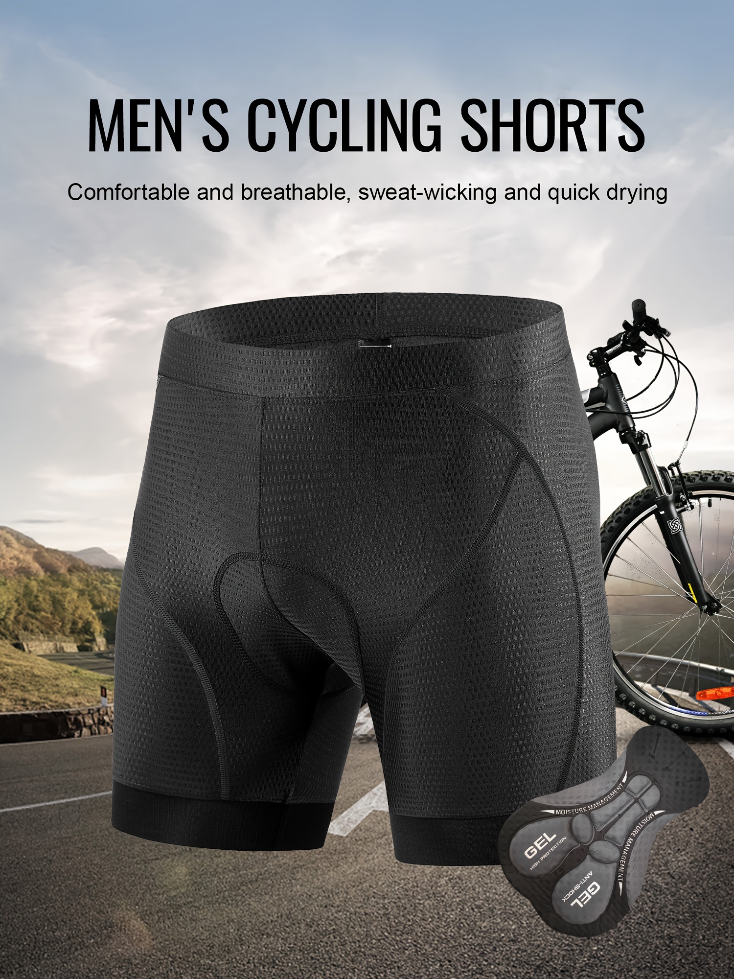Cycling Underwear. Stretchy Women Briefs, Long Lasting Sweat Wicking Women  Cycling Underwear with 4d Gel Padded
