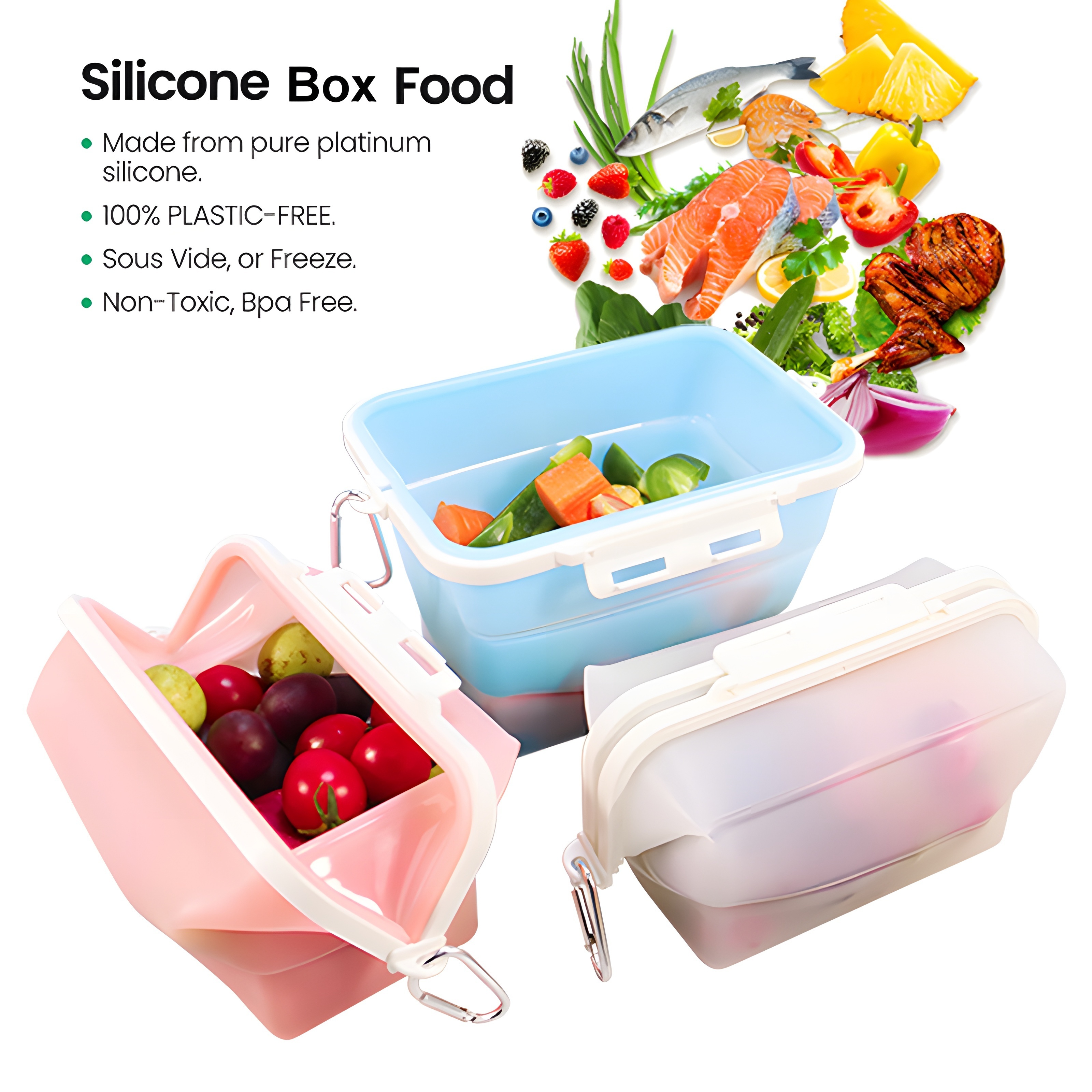 1pc bento or lunch box with seal cover,can be used in microwave,household  refrigerator sealed preservation box,food container