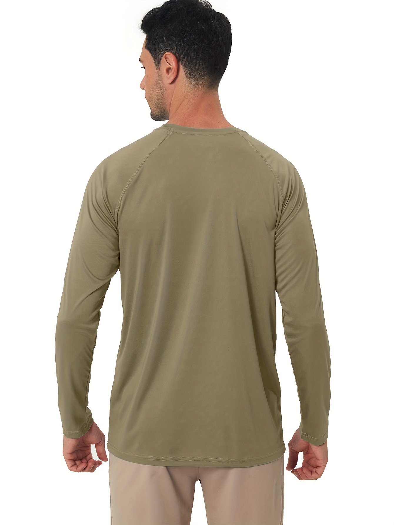 Men's Upf 50+ Sun Protection Shirt Active Quick Dry Slightly - Temu