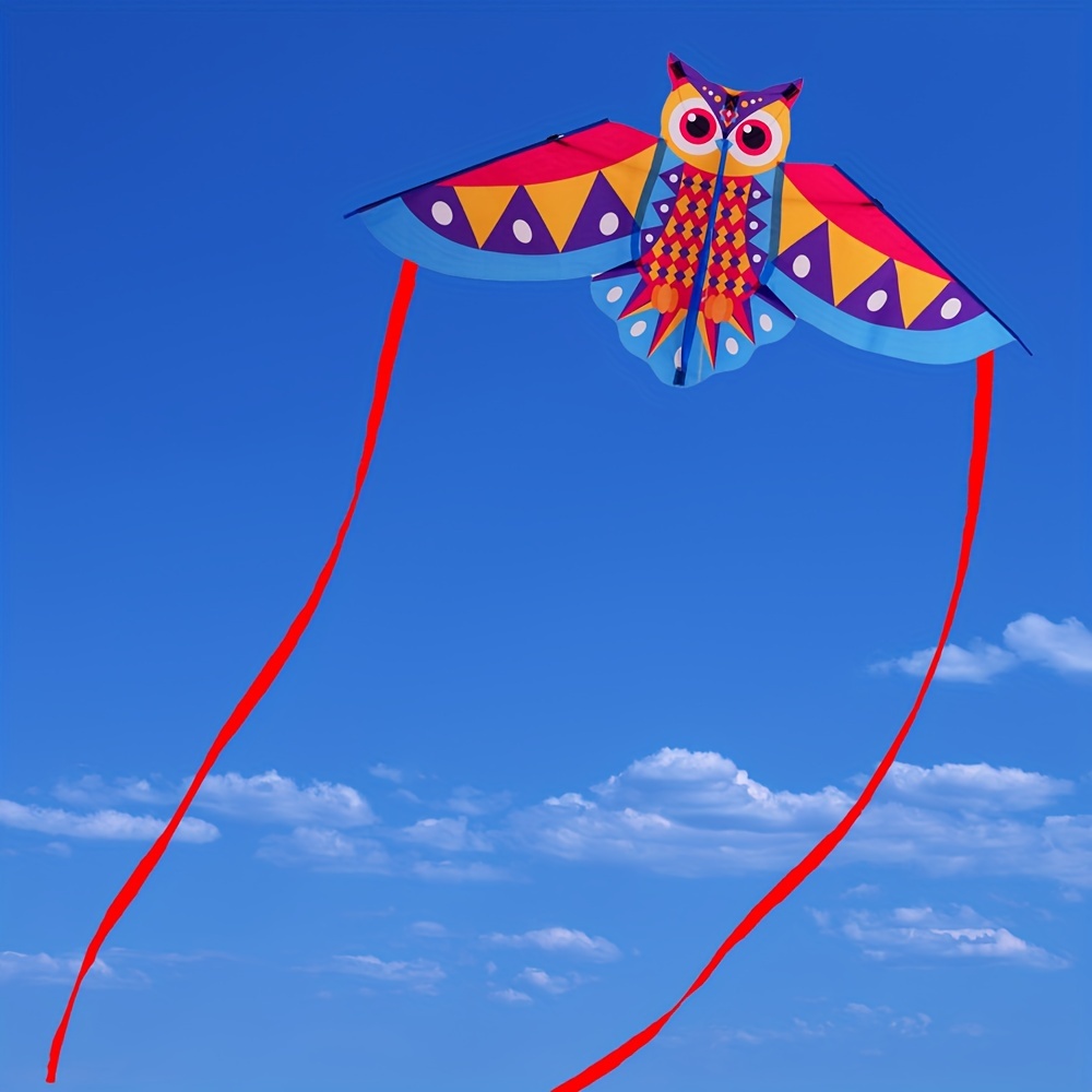 1pc 1 15m owl kite with 50m line for outdoor flying entertainment details 5