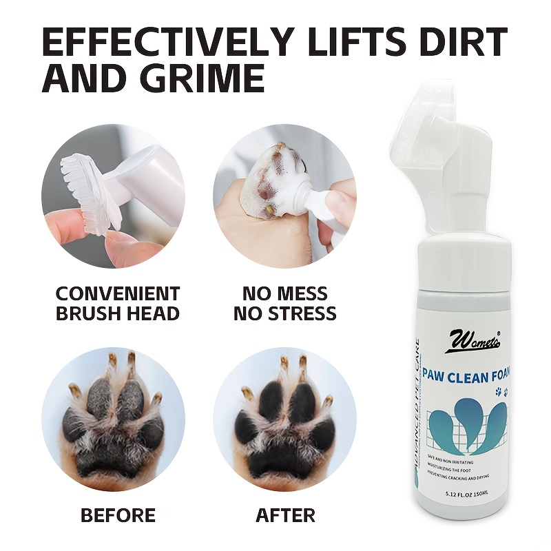 Pet Paw Deodorant Cleaner, No-rinse Waterless Shampoo Dogs And Cats Feet  Cleaning Agent - Temu