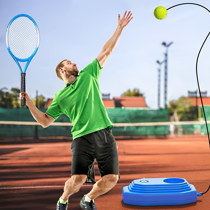Tennis Trainer Single Tennis Practice Device Rebound String - Temu