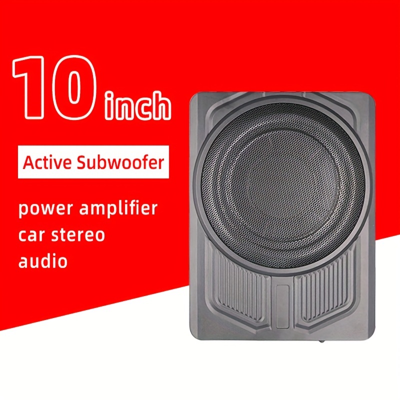 Qmf Jc108 Audio Coche Subwoofer Coche Subwoofer 10 Pulgadas - Temu