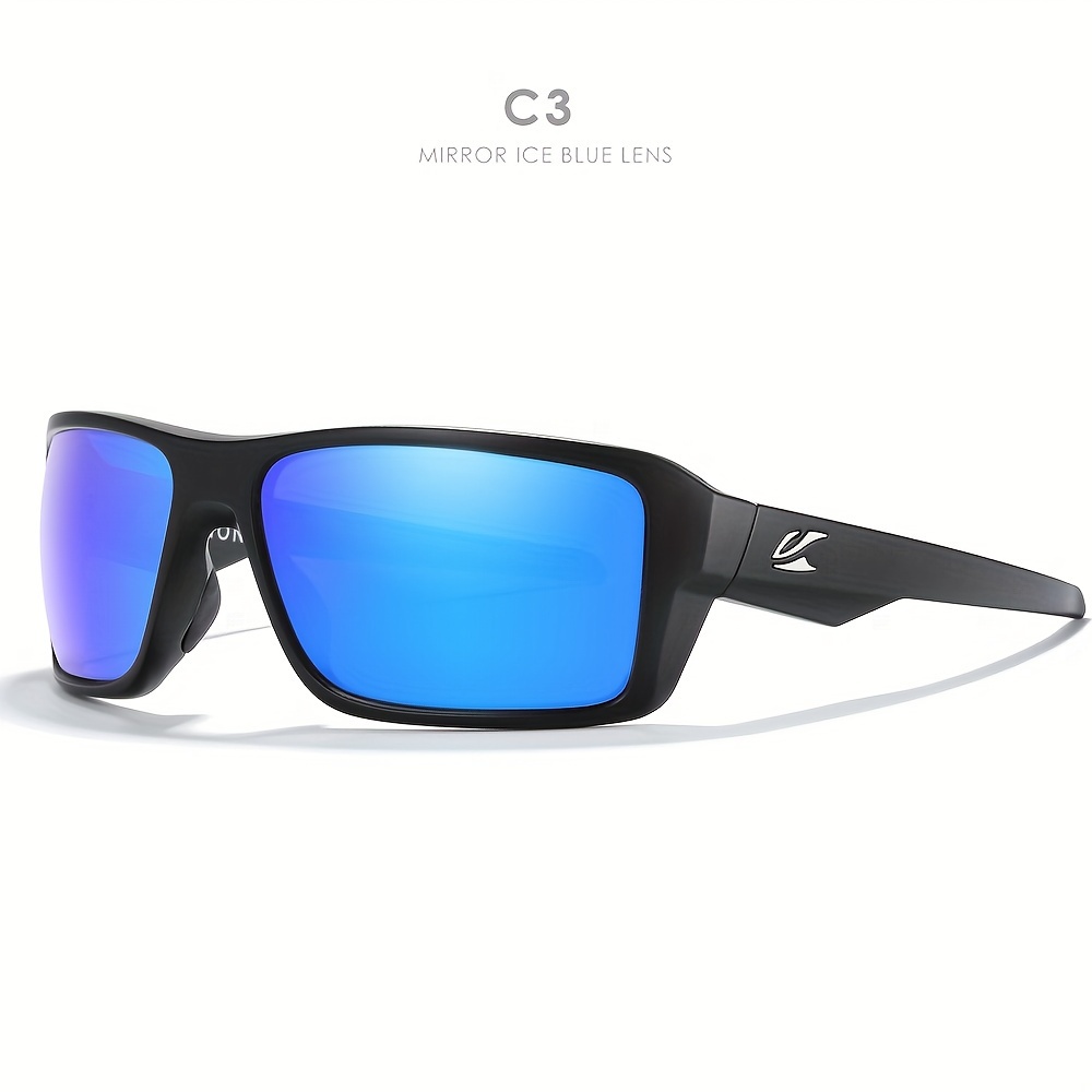 Classic Trendy Large Square Frame Polarized Sunglasses Outdoor