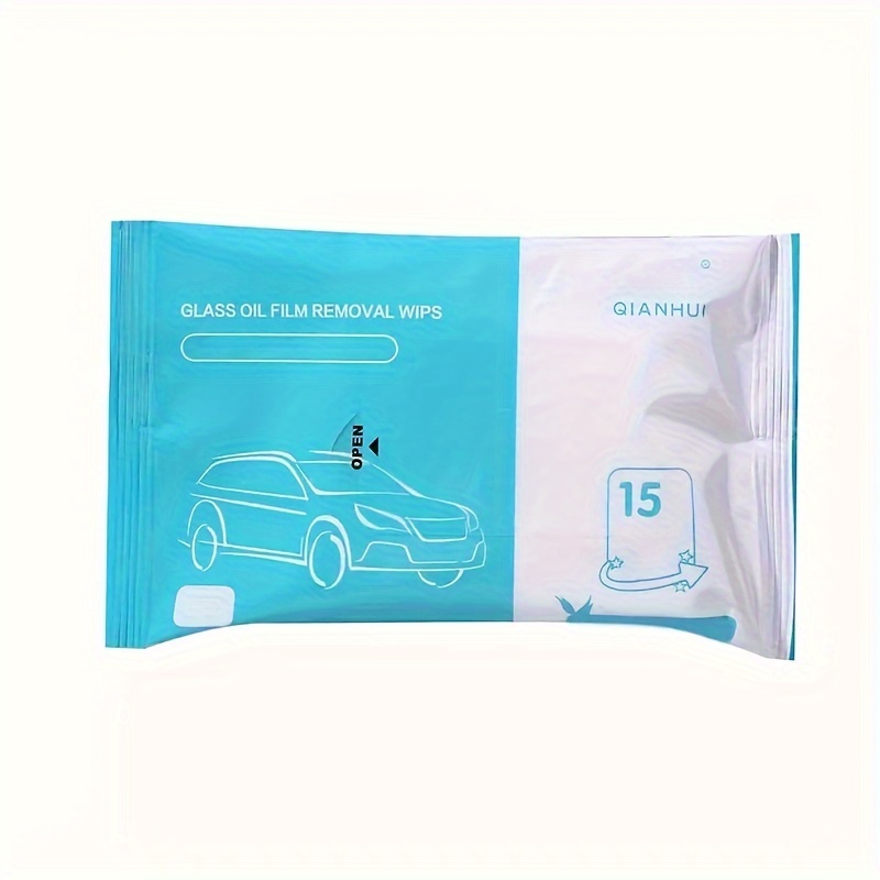 Cheap 15pcs Car Glass Decontamination and Oil Film Removal Wipes