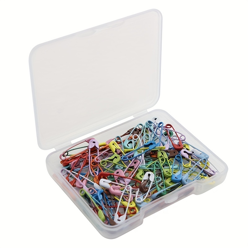 Colorful Safety Pins Boxed Portable Clothing Decorative Pins - Temu