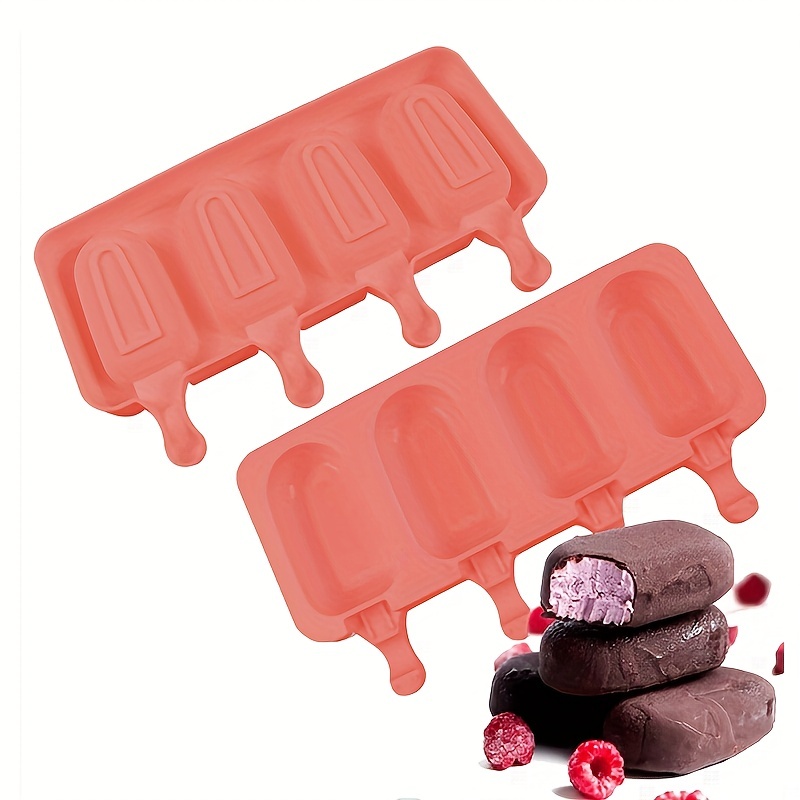 Moldes para paletas de silicona sin BPA, 12 bandejas de paletas para  congelador, moldes para paletas de helado caseros, juego grande para hacer