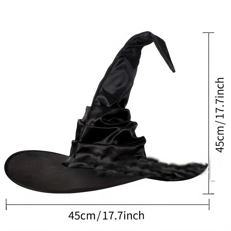 Gothic Tassel Witch Hat Halloween Costume Accessory