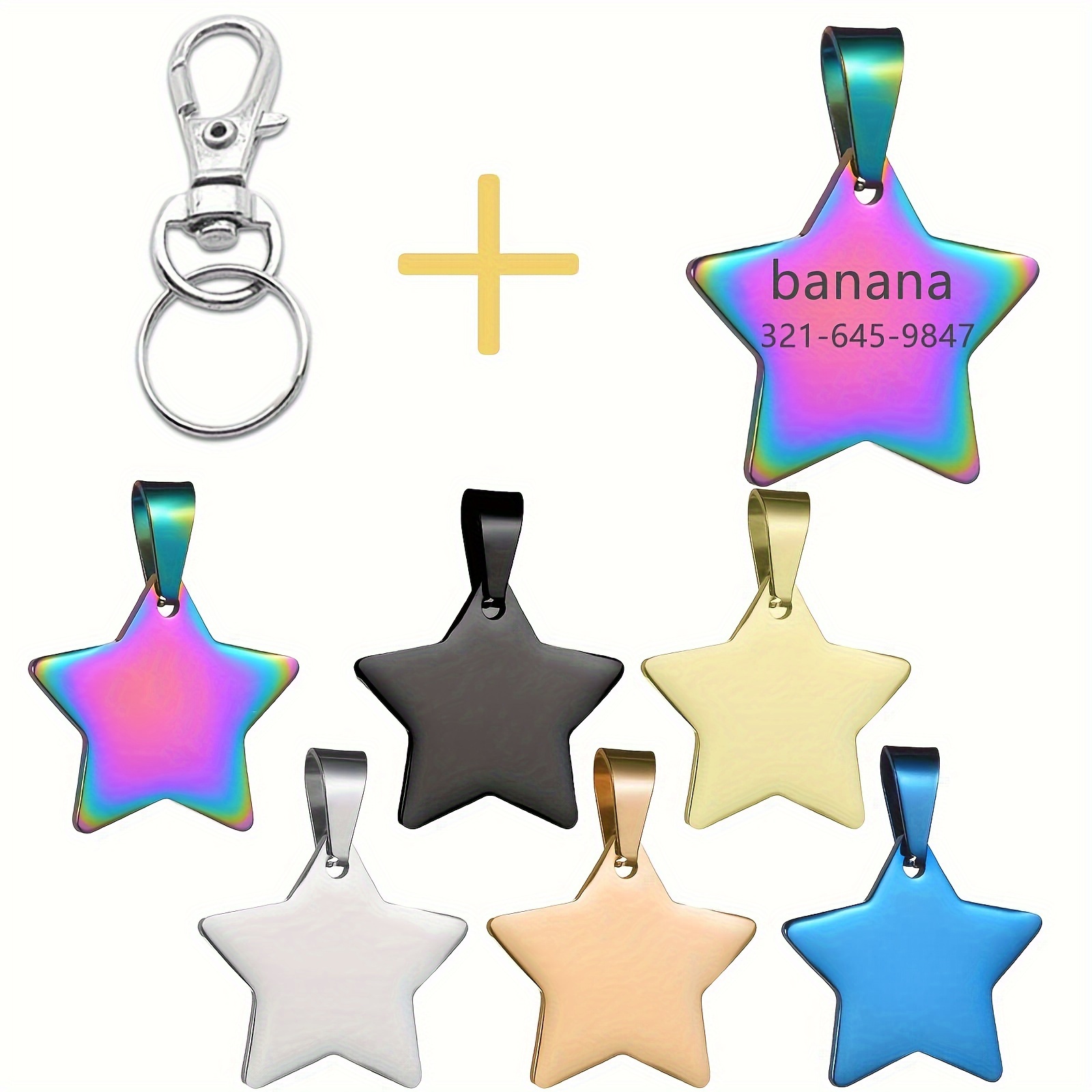 Star clearance pet tag