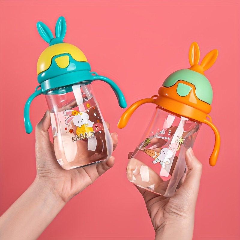 Cartoon Sports Water Bottle Food Grade Plastic Water Cups - Temu