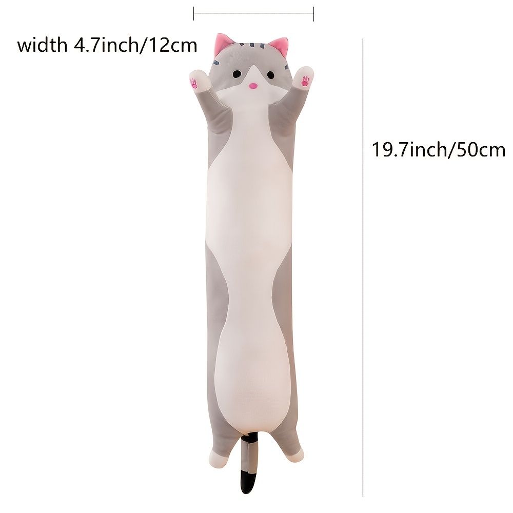 Cartoon Cat Plush Toy Long Cat Doll Sleeping Pillow Doll Gift For Children | Today's Best Daily Deals | Temu Cartoon Cat Plush Toy Long Cat Doll Sleeping Pillow Doll Gift For Children | Today's Best Daily Deals | Temu