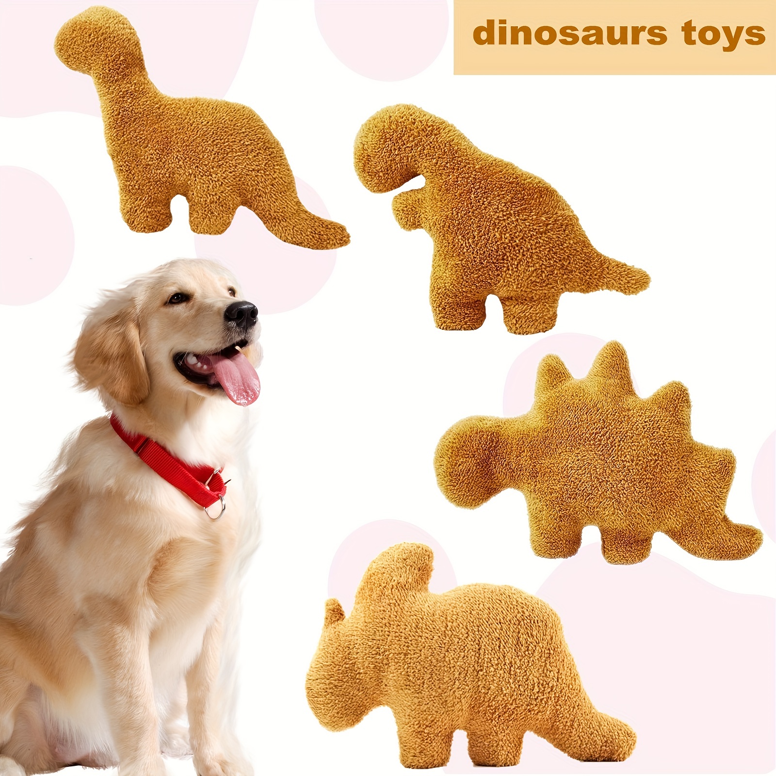 Creative Dinosaur Design Plush Dog Pillow Toy Soft Stuffed - Temu