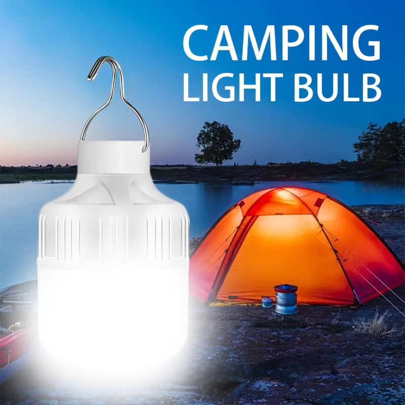 Linterna solar plegable para campamento, carga recargable de CA para  teléfono, ligera, impermeable, portátil, linterna de emergencia LED con  gancho