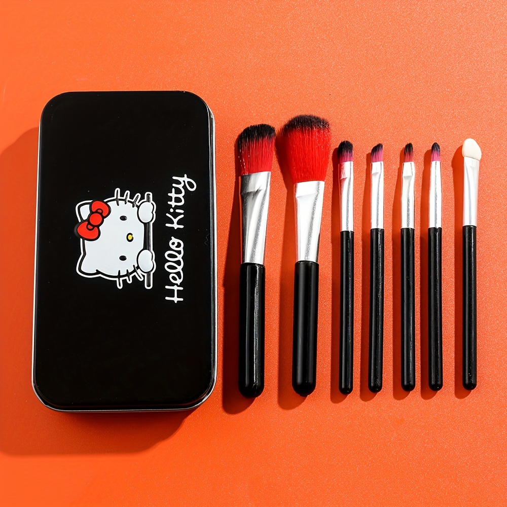 Miniso Hello Kitty Makeup Brush Box Portable Box - Temu