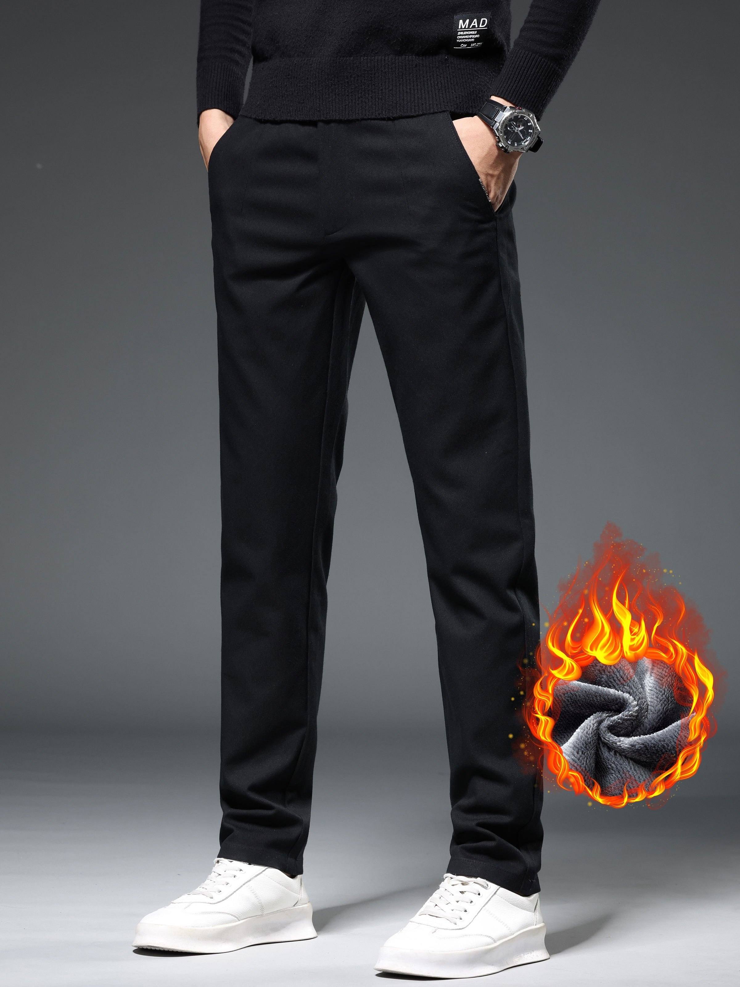 Pantalon de poliester online hombre