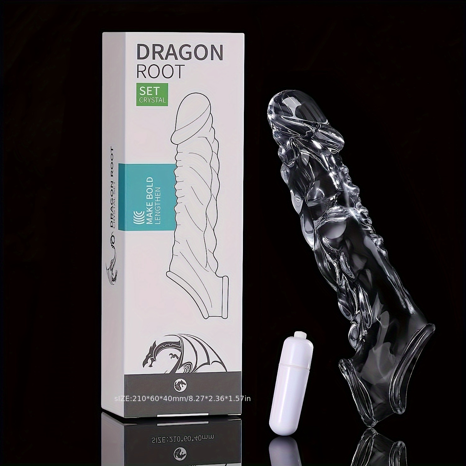 1pc Large Reusable Condom with Vibrator Ring, 3.6 Inches (About 9 Cm) Clear Condom Cock Ring Super Soft And for Couples Vibrating Dildos, for Men Sex Toys Dildo Vibrators Sex Toy