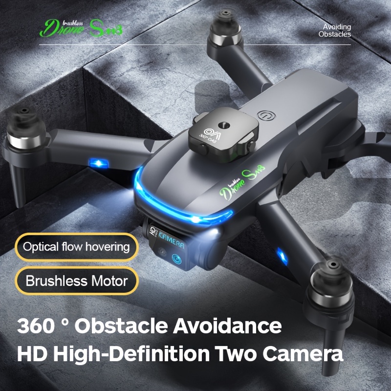 New LS KS11 Mini Drone 4K Professional Foldable 8K Dual Camera Obstacle  Avoidance Optical Flow Positioning Brushless Motor RC Dron Quadcopter for