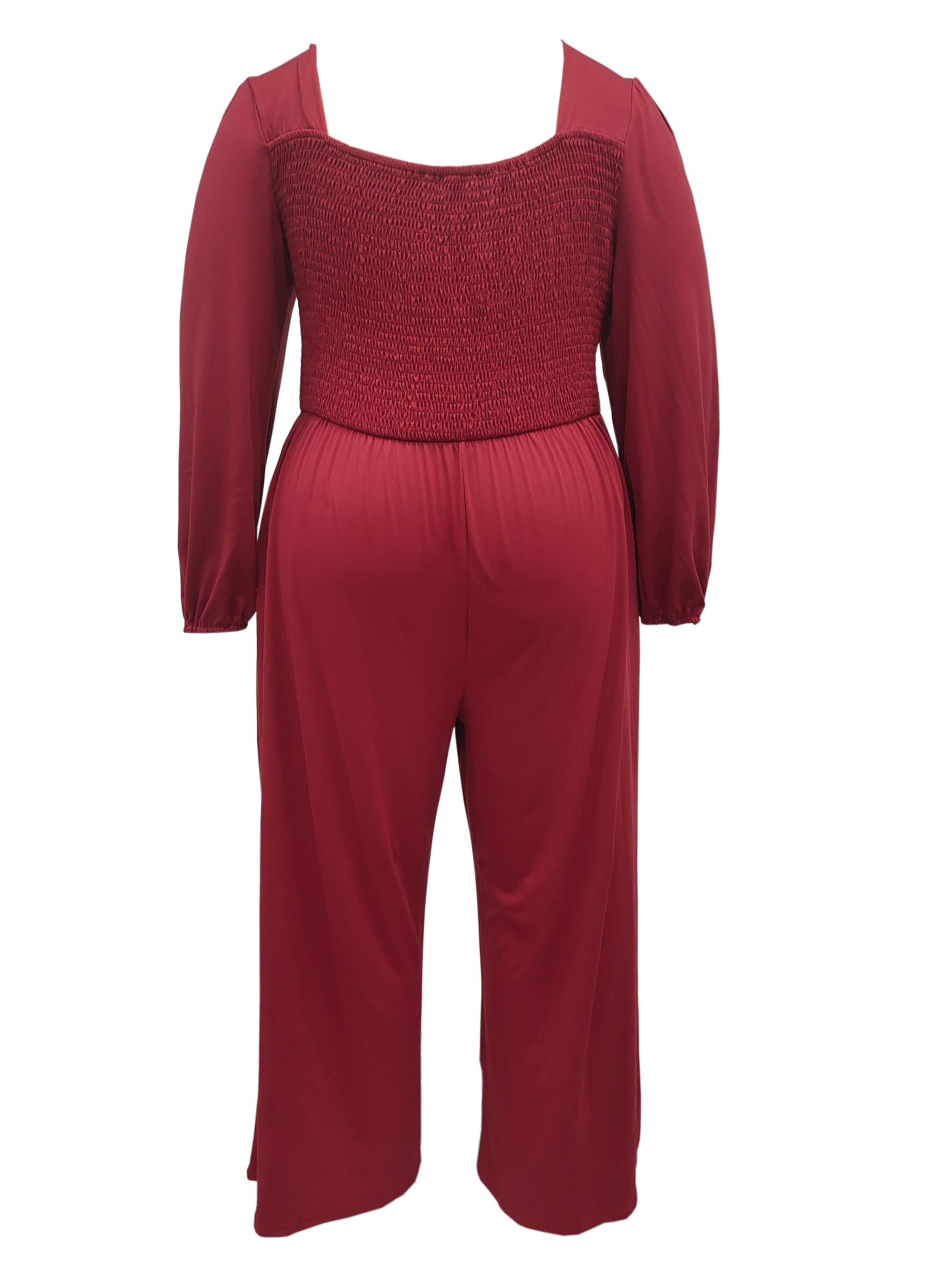 JNGSA Women's Plus Size Jumpsuit - Casual Print Loose Adjustable
