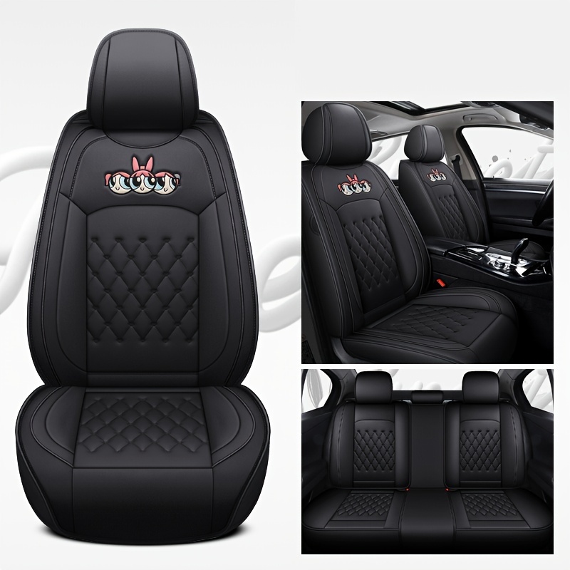 5 Fundas Asiento Coche Cuero Cojines Asiento Coche Fundas - Temu Chile