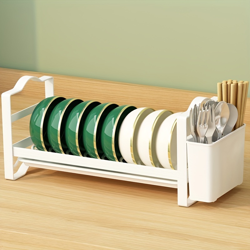 Bowl Plate Storage Dish Rack Cabinet Small Cabinet Built-in Rack Kitchen  Sink Drain Home Kitchen Single-layer Pot Cover Frame
