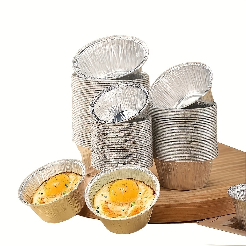 Cuki Expert - Vaschetta Tonda Alluminio - Pirottini Muffin - stampi USA e  Getta Muffin - per Forno Tradizionale e microonde - Ø 7cm - h 3,8cm - 100pz