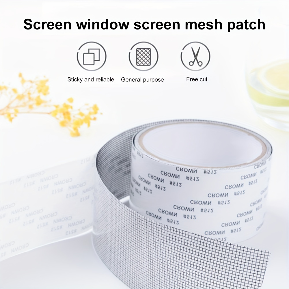 Window Net Anti-mosquito Mesh Screen Repair Tape Repair Broken Hole Window  Waterproof Patch Net Self-adhesive Mesh Tape Tools