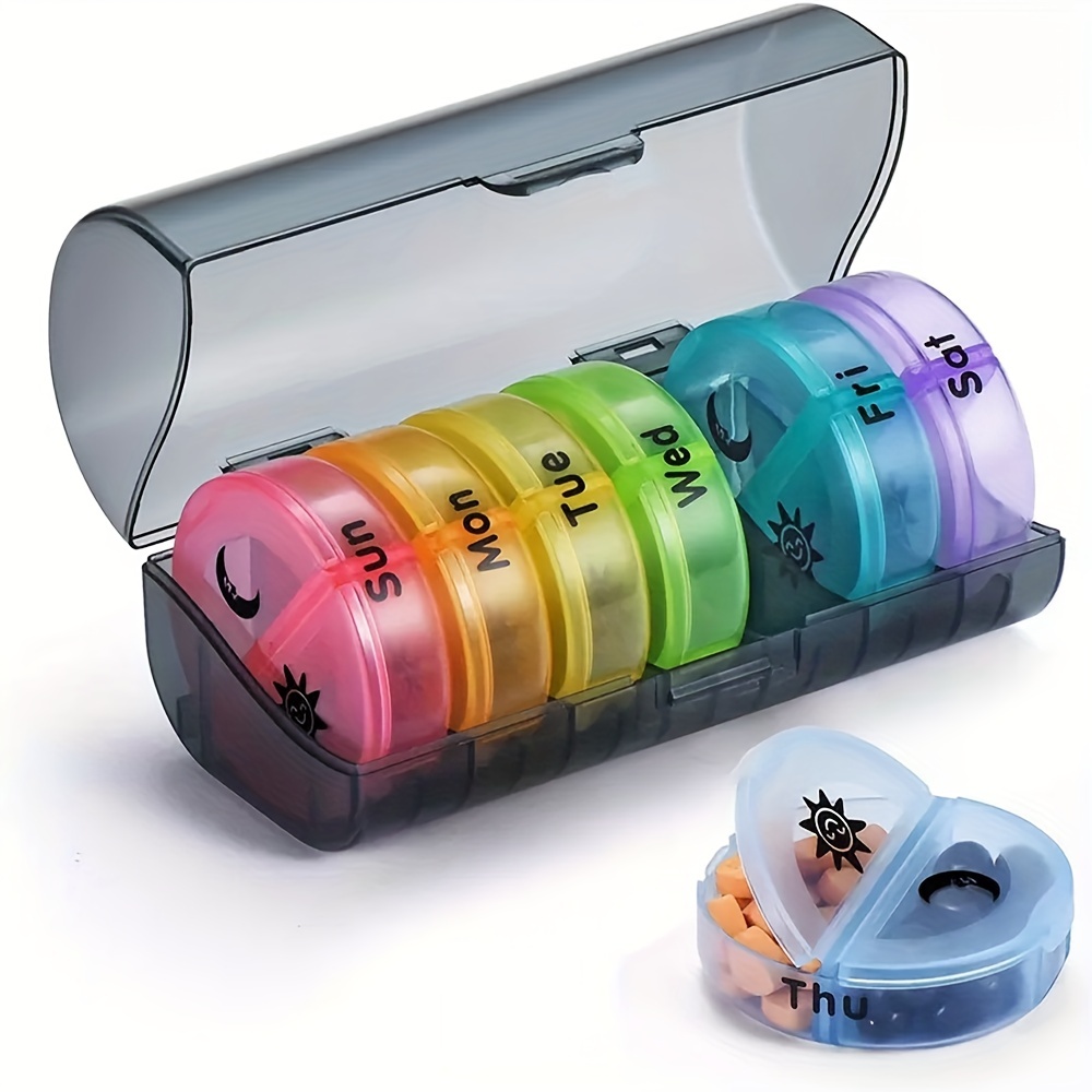 Leather Pill Box for Your Pocket Pocket Pill Box Small Pill -  UK