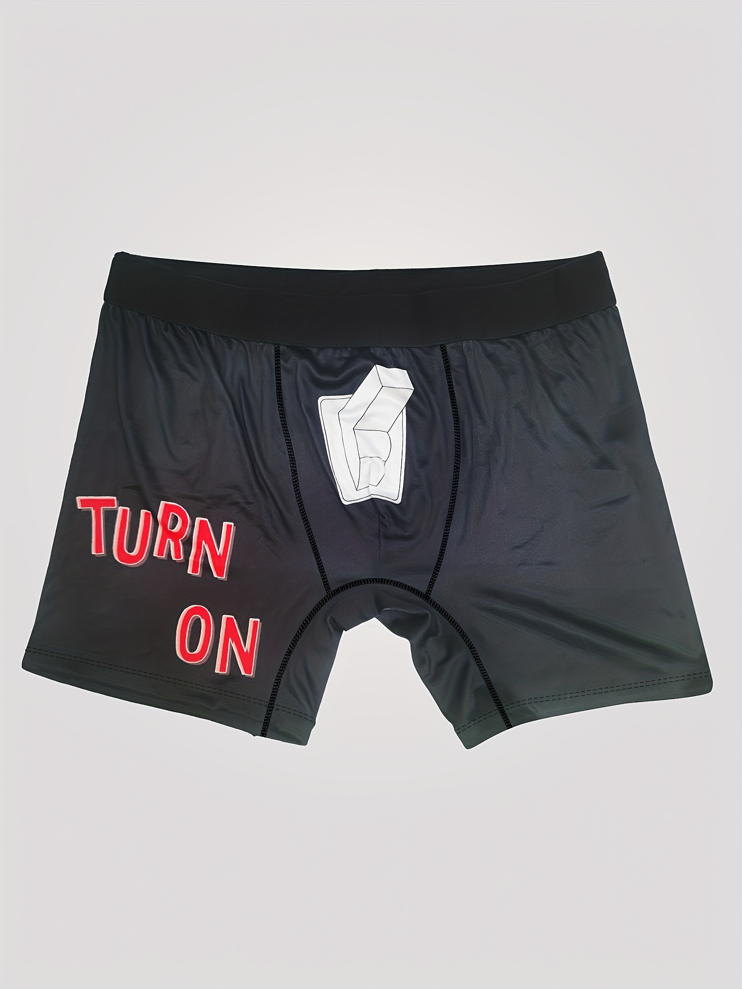 Men's 'turn ' Print Fashion Breathable Comfortable Boxer - Temu Canada