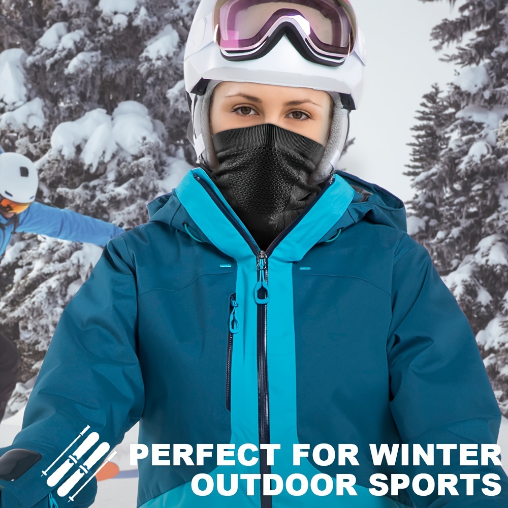 WTACTFUL Cache-cou d'hiver demi-visage pour ski, ski, chasse, snowboard,  cyclisme, moto, équitation Bleu : : Sports et Loisirs