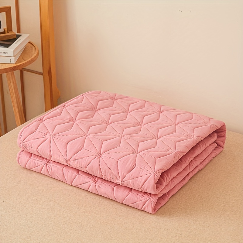 Solid Color Embossed Waterproof Thin Mattress Home Non slip - Temu