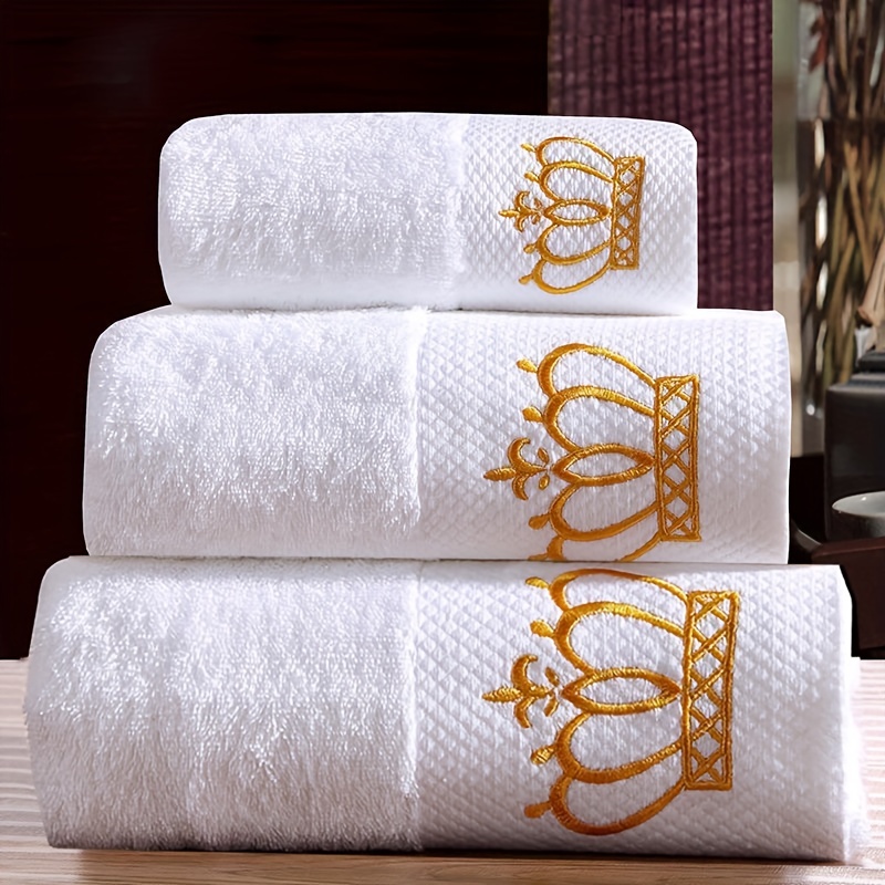 Absorbent Soft Cotton Hand Towels For Bath Hand Facial - Temu