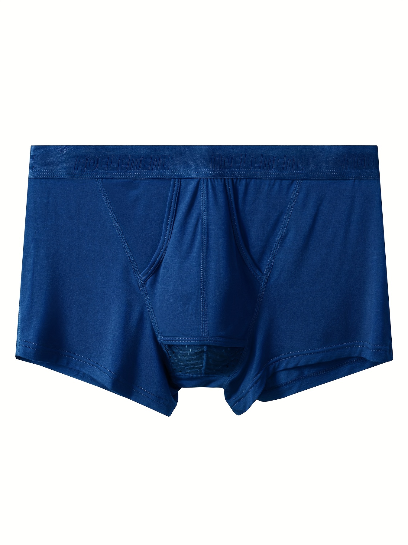 Mens Summer Comfortable Sheer Mesh Bulge Pouch Boxer Briefs Shorts Underwear