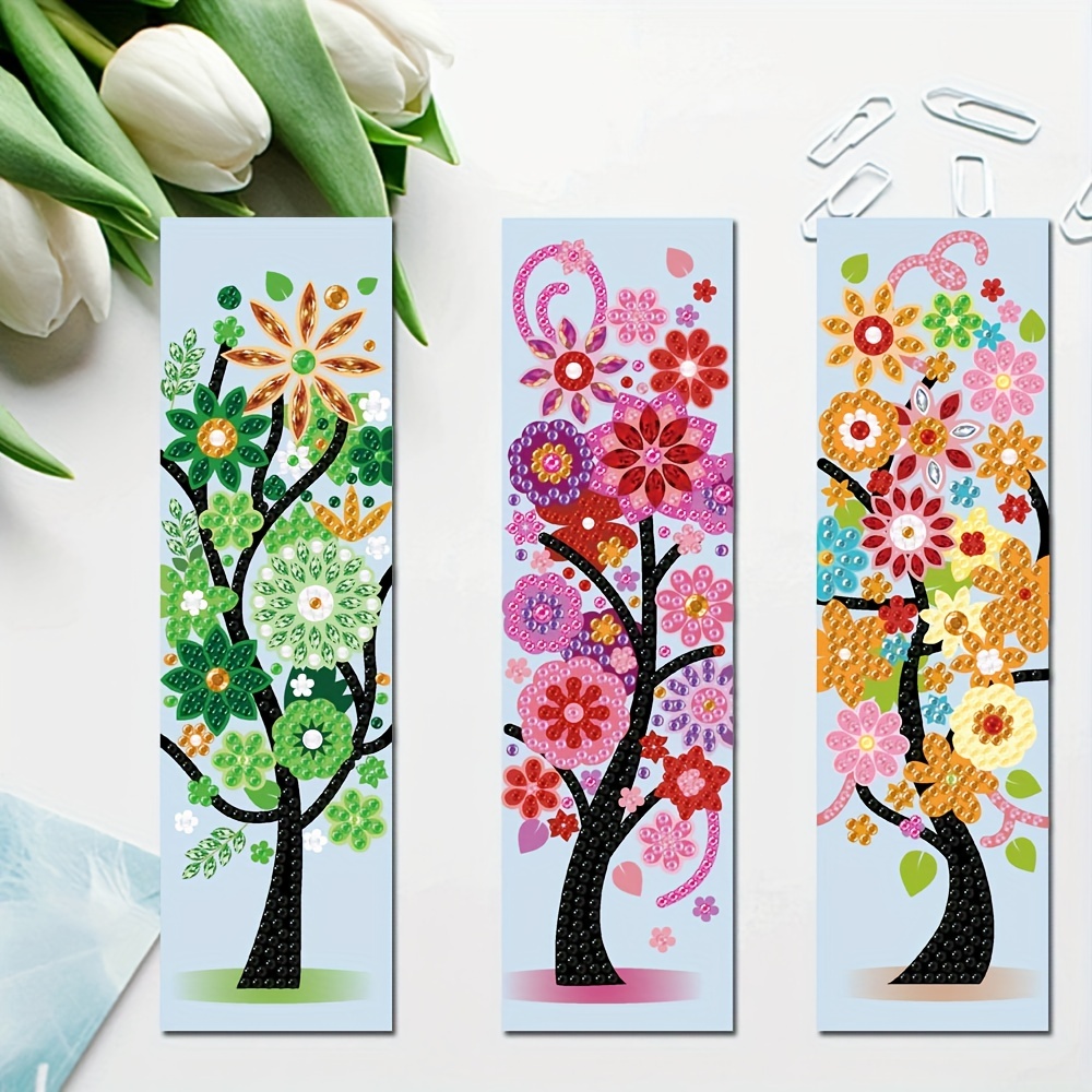Pack Of 10 Diy Flower And Plant Diamond Painting Bookmarks, Handmade  Diamond Painting Bookmark Set, Flowers, Butterflies, Bird Diamond Painting  Bookmarks, Tassel Diamond Painting Bookmarks, Page Mark Bookmarks, Home  Decoration Crafts Gifts