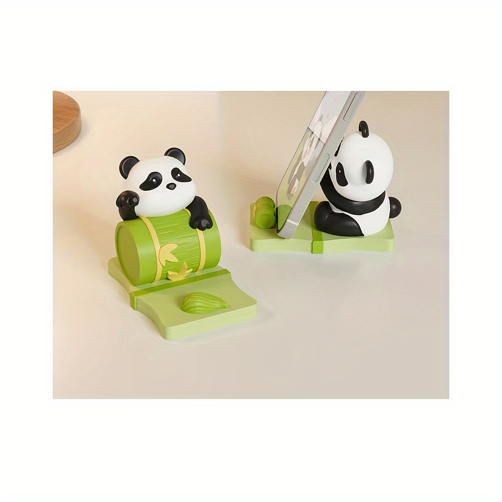 Cute Panda Desktop Bracket: Creative Decoration Mobile Phone - Temu